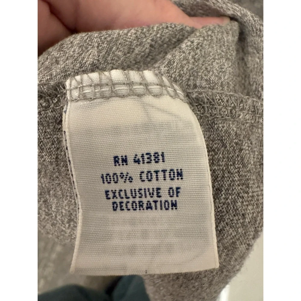 Polo‎ Ralph Lauren Shirt Mens XLarge Grey Custom Fit Long Sleeve Crew Neck